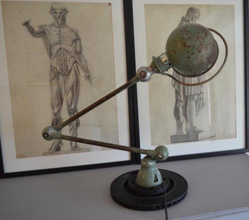 1950's Jielde Factory Lamp