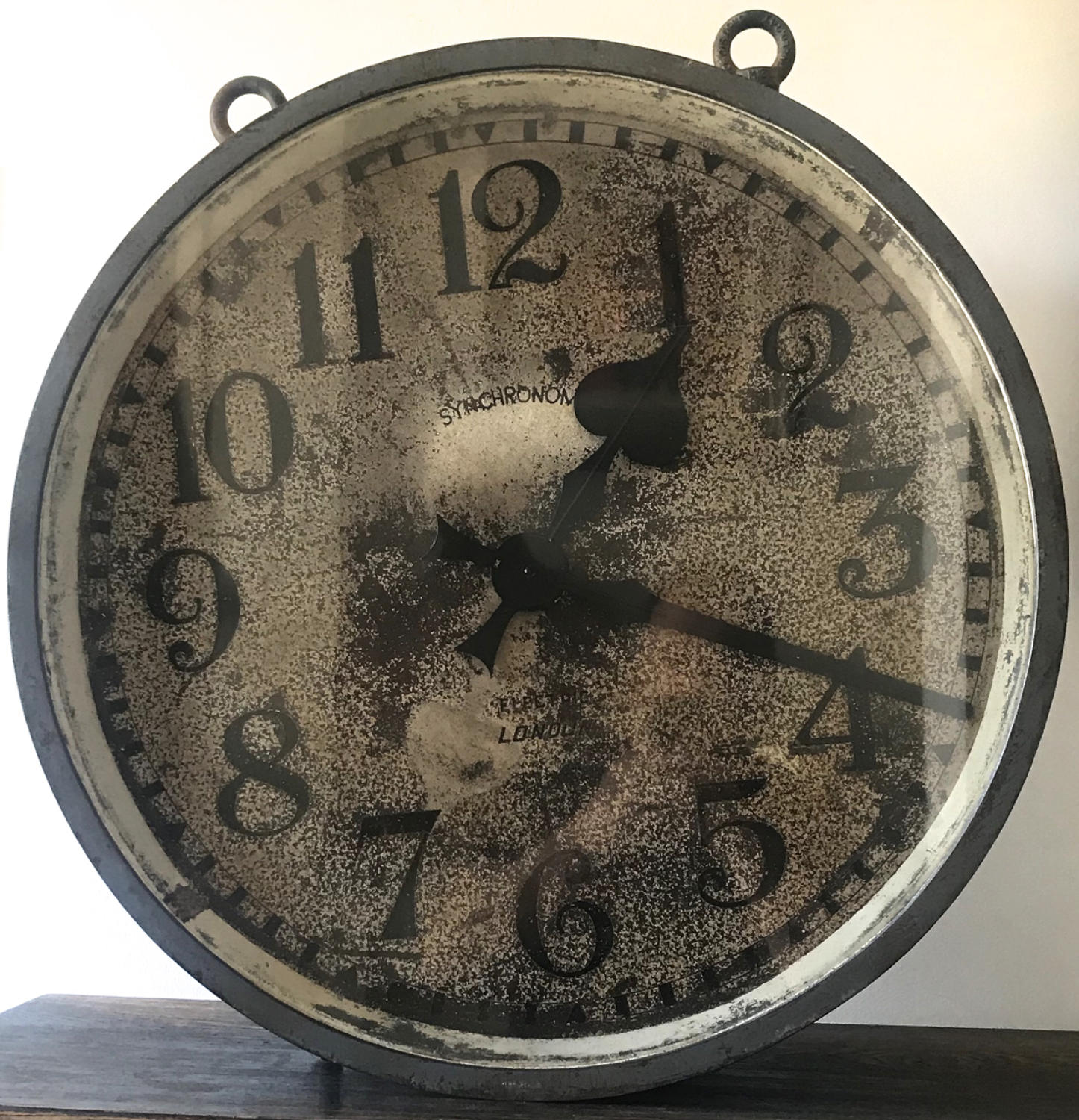 1940's DOUBLE SIDED SYNCHRONOME CLOCK