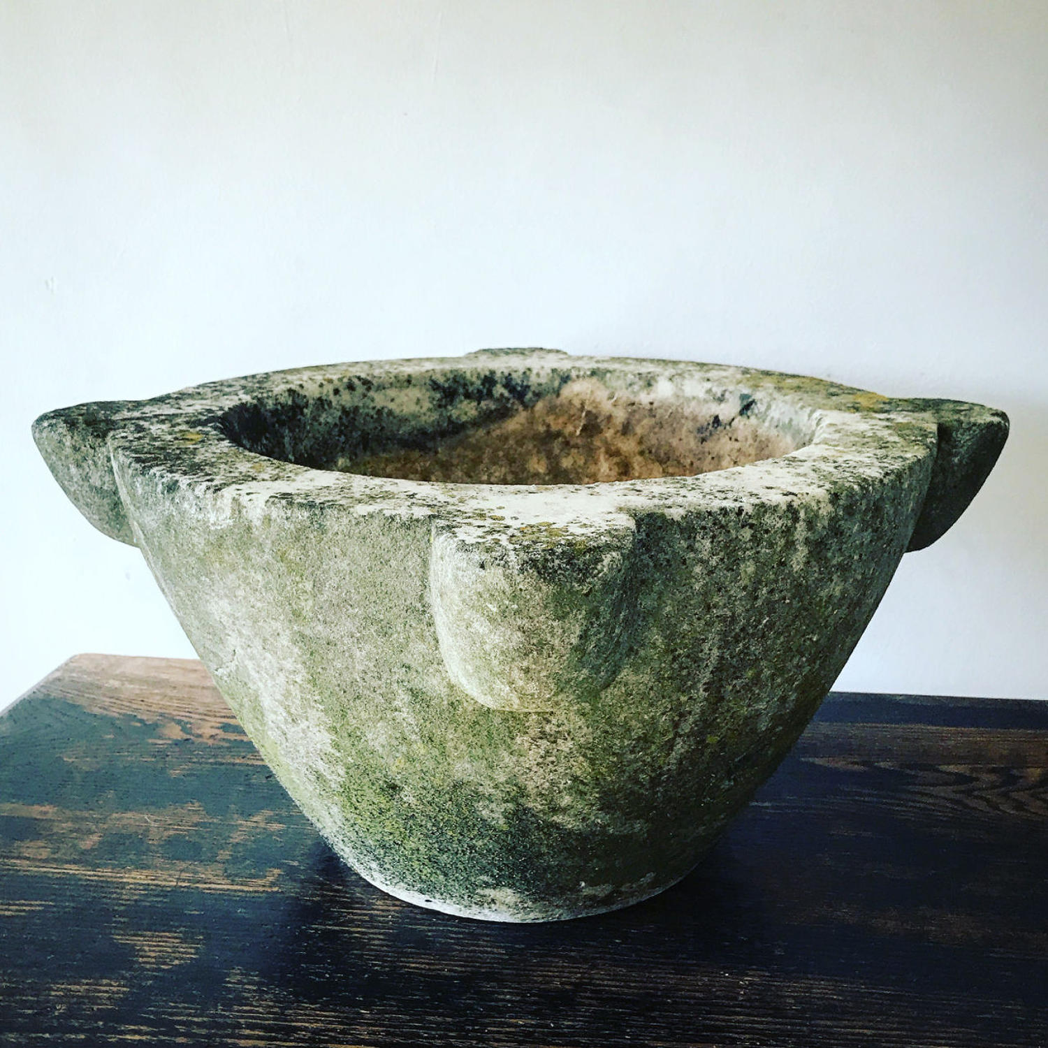 LARGE 19TH CENTURY MARBLE MORTAR