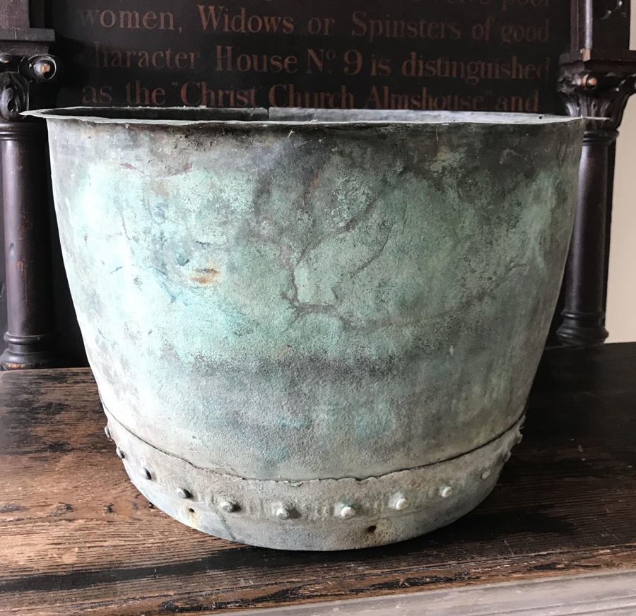 19TH CENTURY RIVETED WATER COPPER