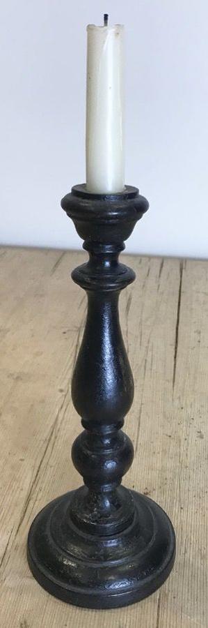 18TH CENTURY WOODEN CANDLESTICK