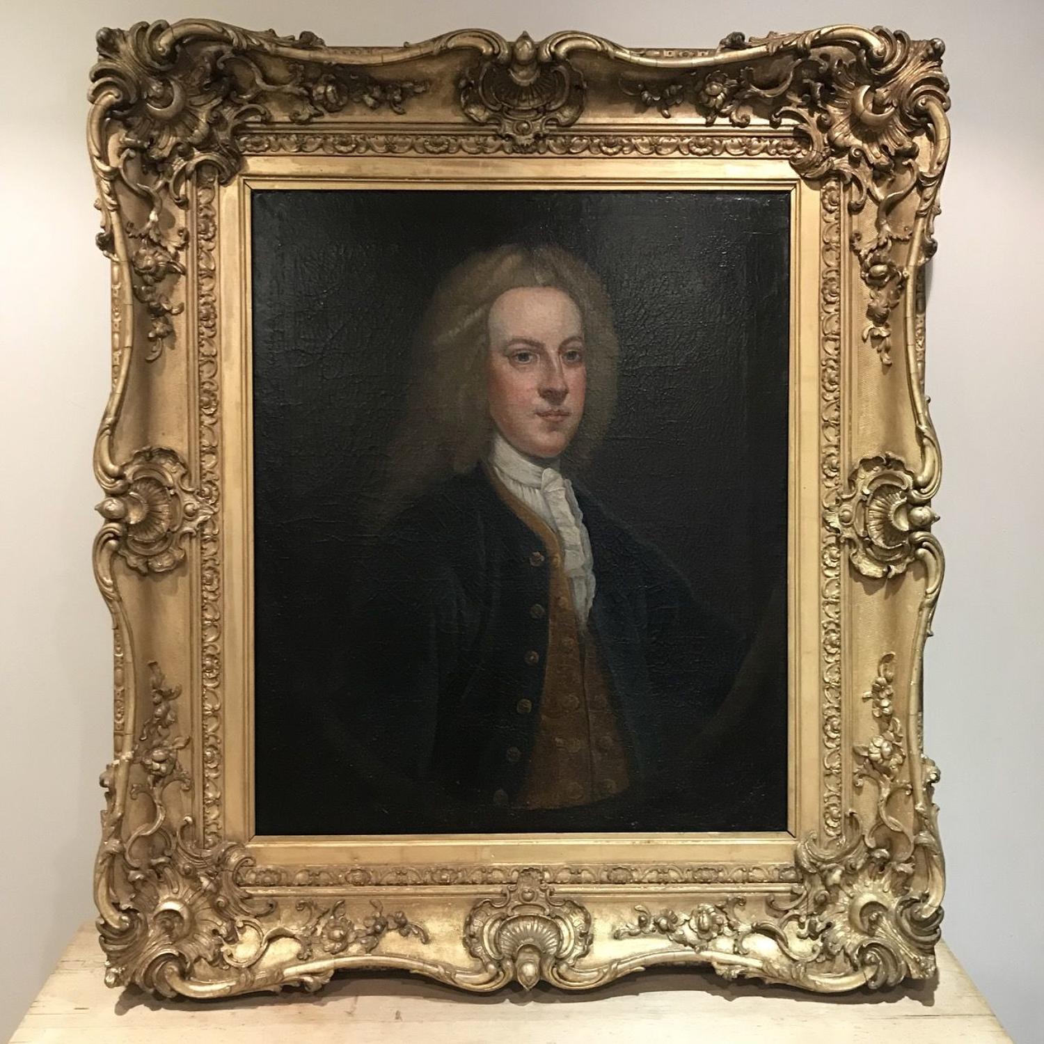 EARLY 18TH CENTURY PORTRAIT PAINTING