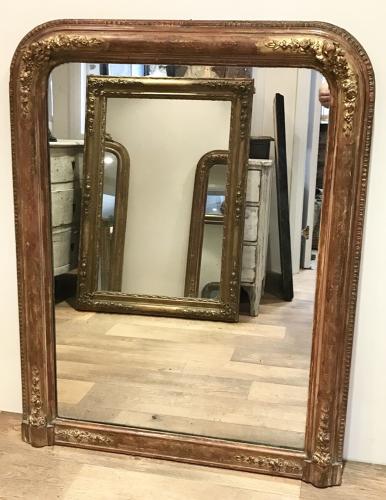 LARGE FRENCH LOUIS PHILIPPE MIRROR