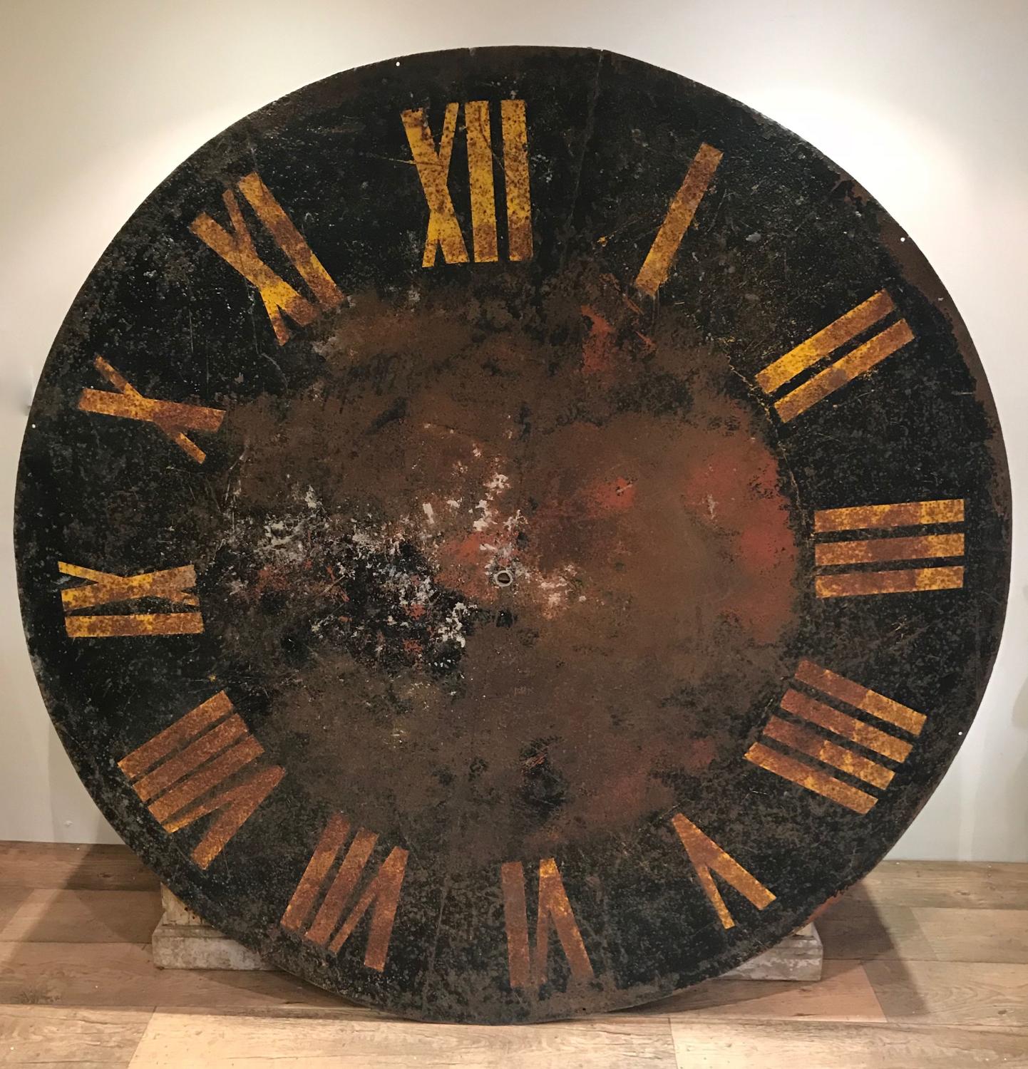 LARGE 19TH CENTURY TOWER CLOCK FACE