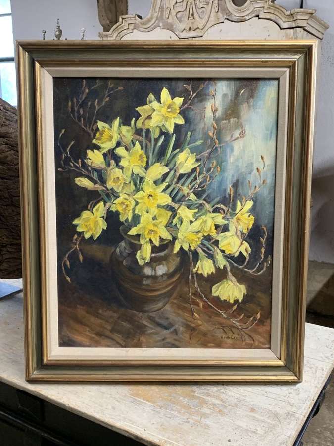 DAFFODILS OIL ON CANVAS