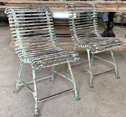PAIR OF ARRAS GARDEN CHAIRS