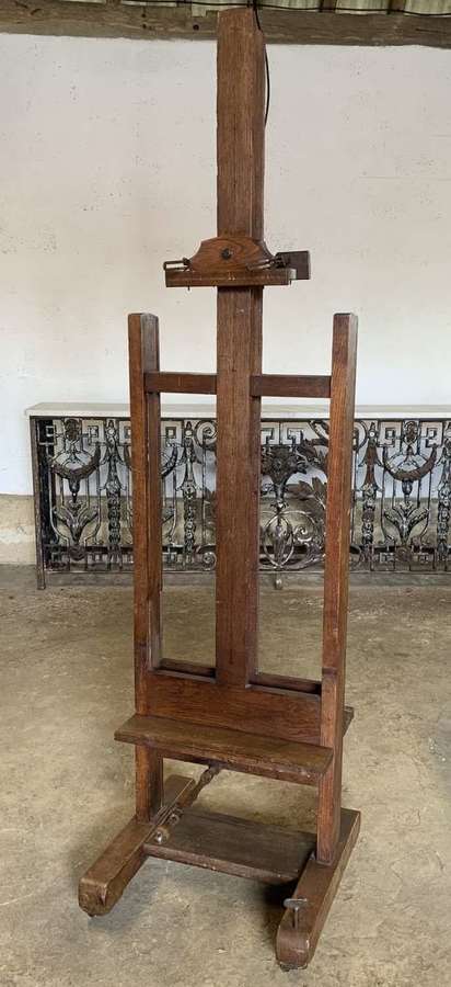 Antique French Artist Double Easel