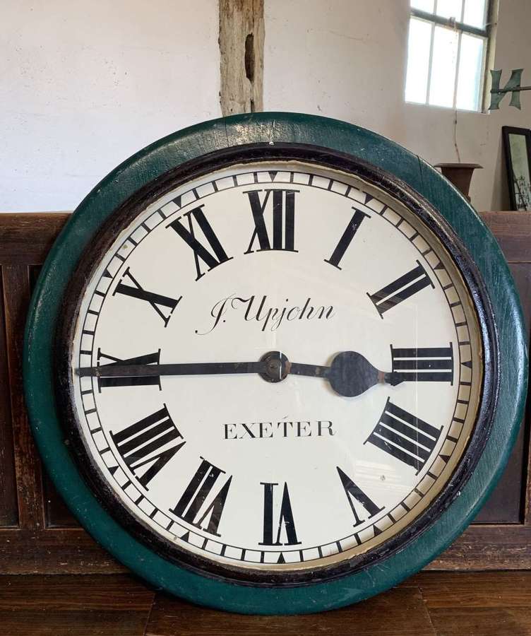 19TH CENTURY STATION CLOCK