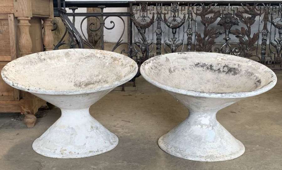 PAIR OF WILLY GUHL TILTED PLANTERS