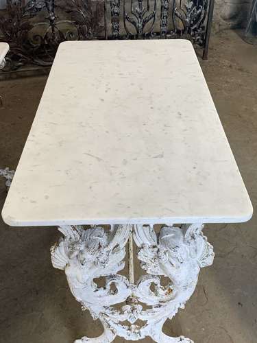 PAIR OF ITALIAN BISTRO TABLES