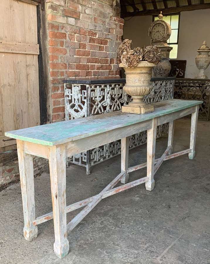 Antique French Florist Console Table