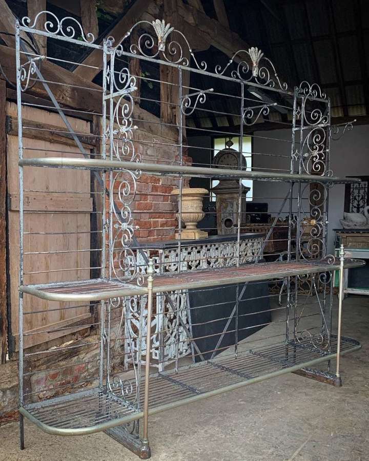 19th Century French Bakers Rack