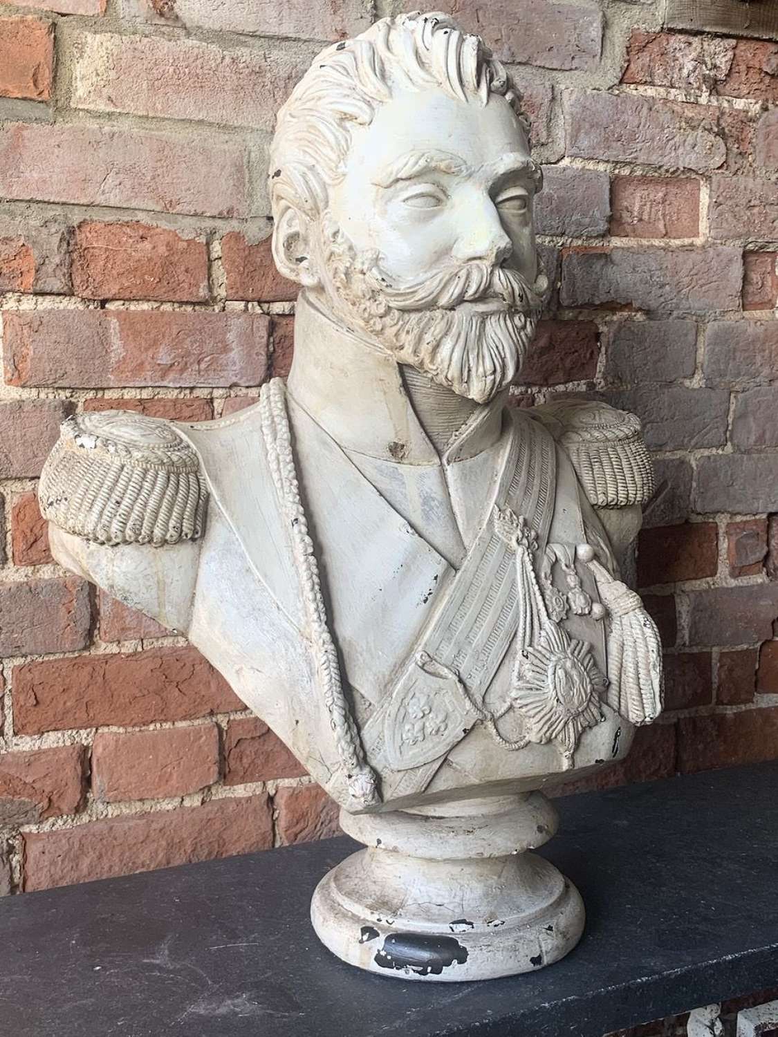 19th Century Plaster Bust Of A French Officer