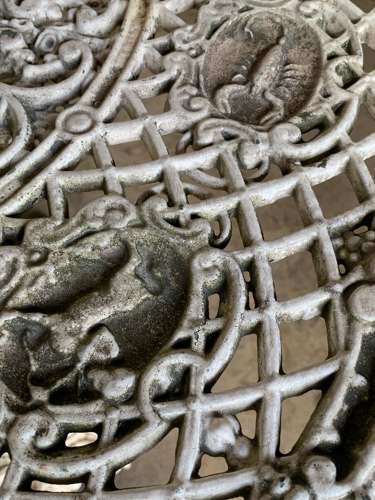 Antique Cast Iron Zodiac Table By Falkirk Iron Works