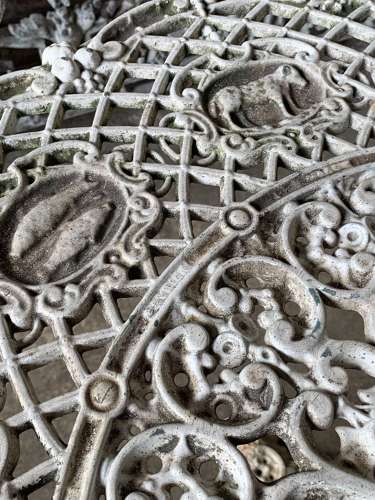 Antique Cast Iron Zodiac Table By Falkirk Iron Works