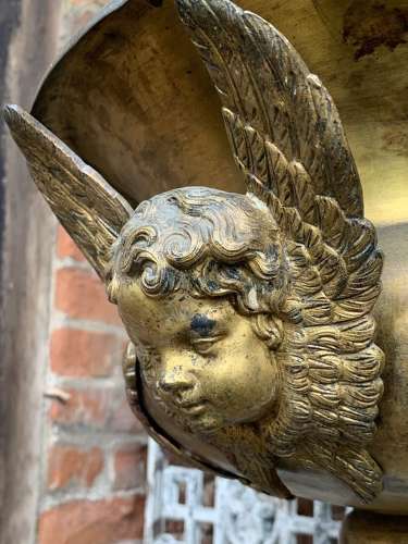 19th Century French Church Sanctuary Ceiling Light