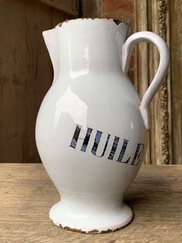 Late 18th Century French Olive Oil Pitcher