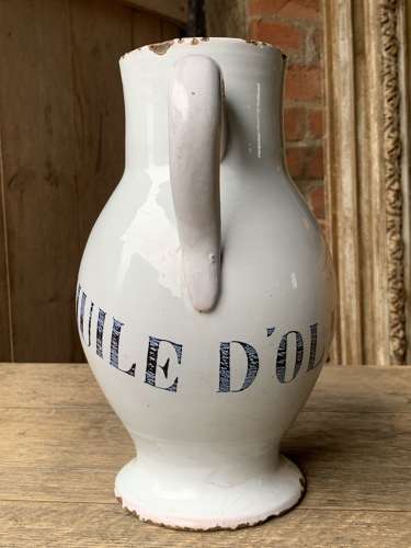 Late 18th Century French Olive Oil Pitcher