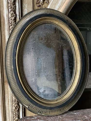 19th Century Oval Mirror