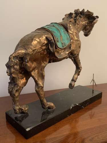 Salvador Dali Horse Saddled With Time
