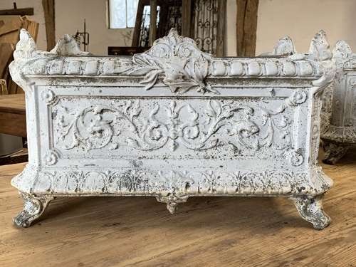 Pair Of Antique French Jardiniere Garden Planters