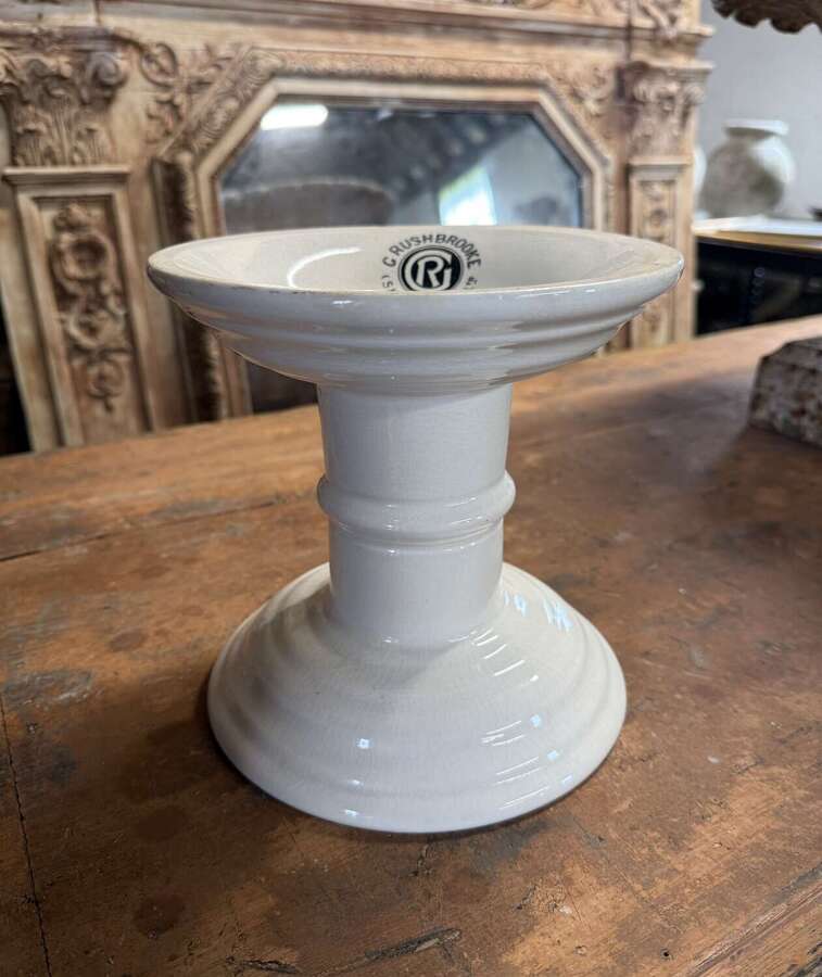 Antique Ironstone Butchers Ham Stand