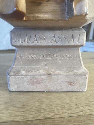 19th Century French Plaster Portrait Bust