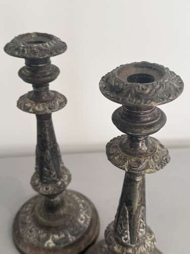 Pair Of Victorian Candlesticks