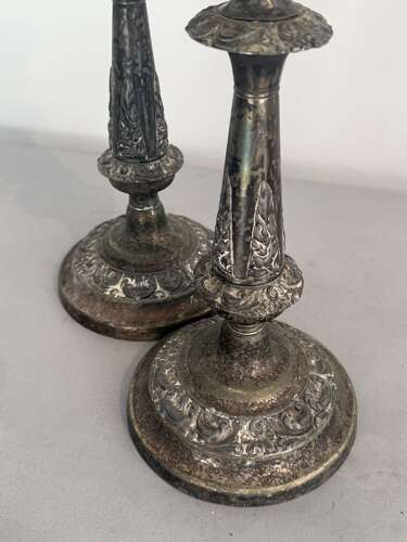 Pair Of Victorian Candlesticks