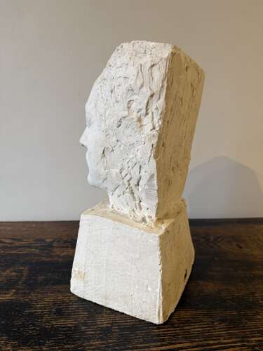 Plaster Artists Death Mask Sculpture