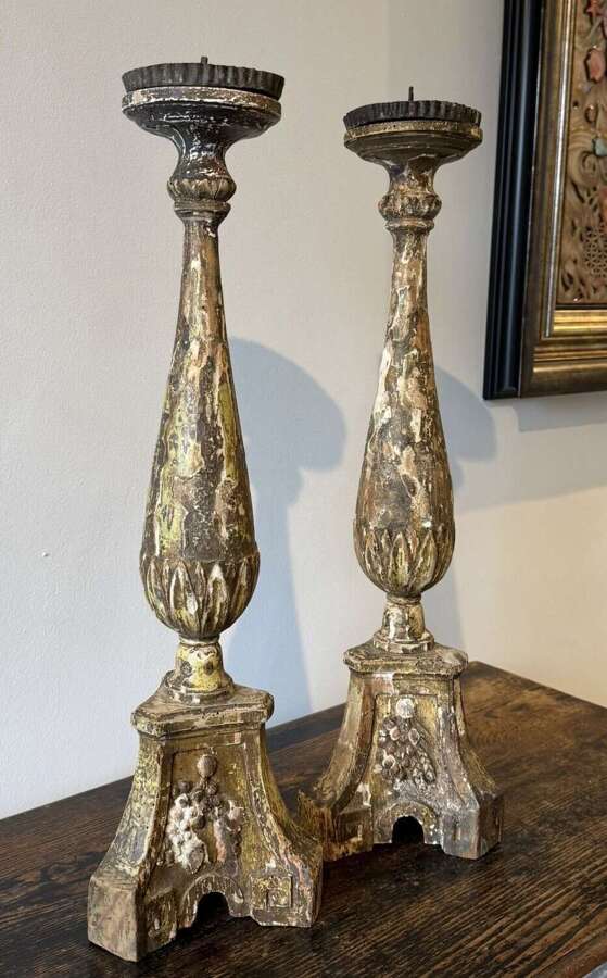 Pair Of 18th Century Candlesticks