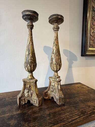 Pair Of 18th Century Candlesticks
