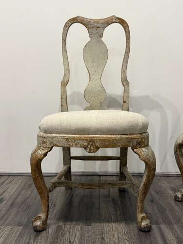 Pair Of 18th Century Swedish Rococo Chairs