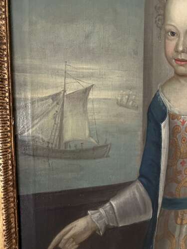 18th Century English School Portrait Painting