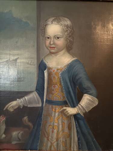 18th Century English School Portrait Painting