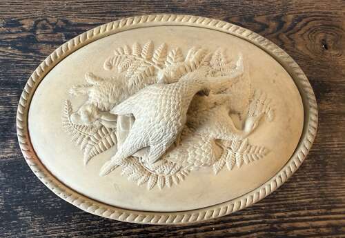 English Wedgwood Caneware Pottery Game Pie Tureen